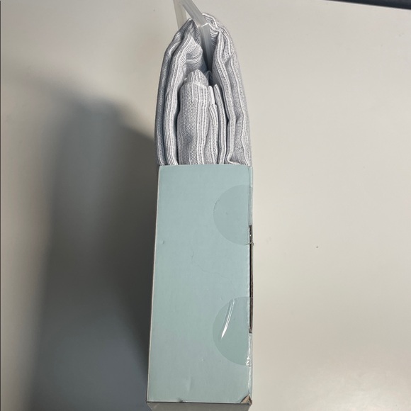 Haven Gray Organic Cotton Shower Curtain - Picture 3 of 3